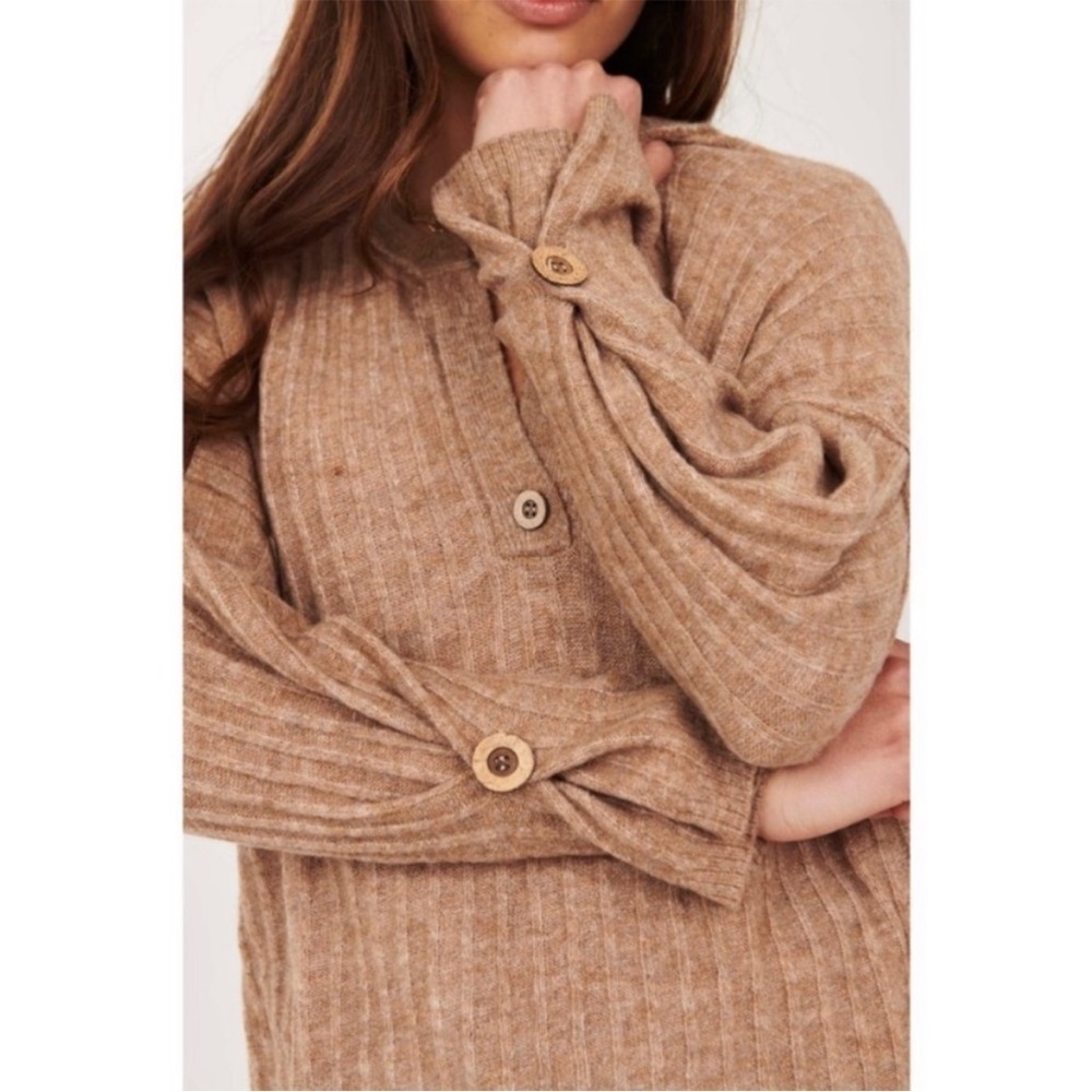 Free People Around The Clock Ribbed Tunic Sweater - Picture 2 of 16